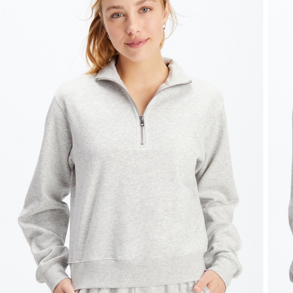Fabletics Half-Zip Crewneck